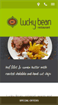 Mobile Screenshot of luckybeanrestaurant.co.za